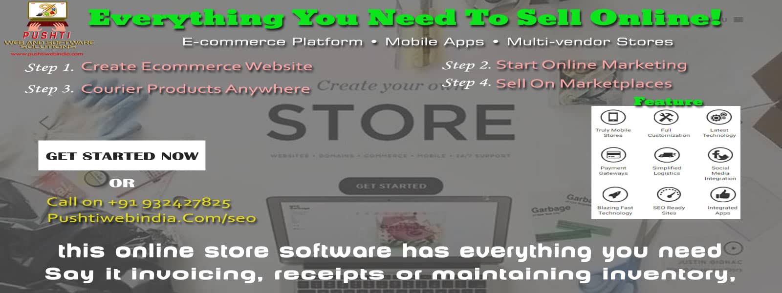 ecommerce website, ecommerce software, multi vendor store, e-commerce platform, ecommerce mobile app