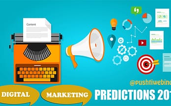 DIGITAL MARKETING PREDICTION 2018 BY PUSHTI